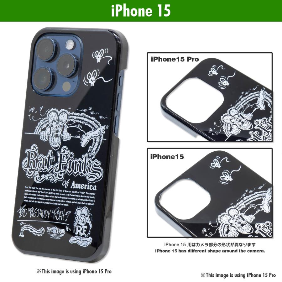 MOONEYES ラットフィンク Rat Fink of America iPhone 15 ハードケース