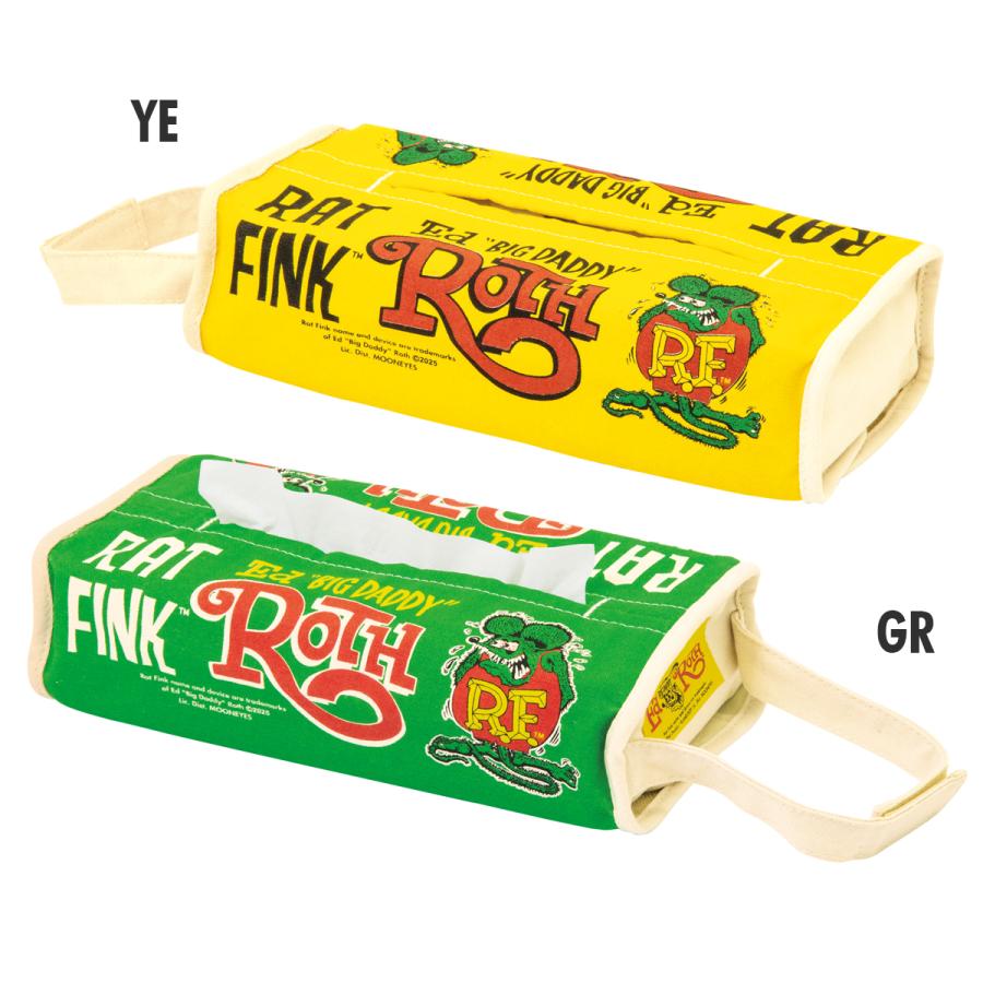 激レア？廃盤品？ラットフィンク ティッシュケース R.F. MOONEYES RAT FINK（ラットフィンク） ムーンアイズ ティッシュ カバー