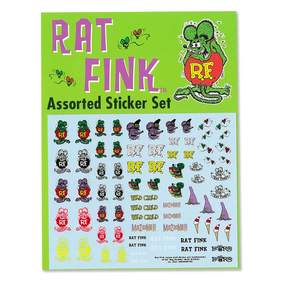 ラットフィンク Rat Fink アソーテッド ステッカー セット (水貼り