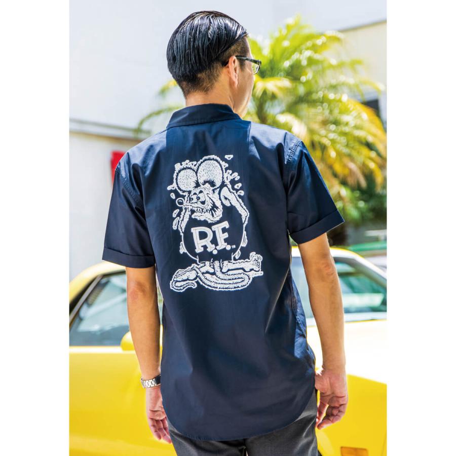 RAT FINK（ラットフィンク） ショート スリーブ ワークシャツ