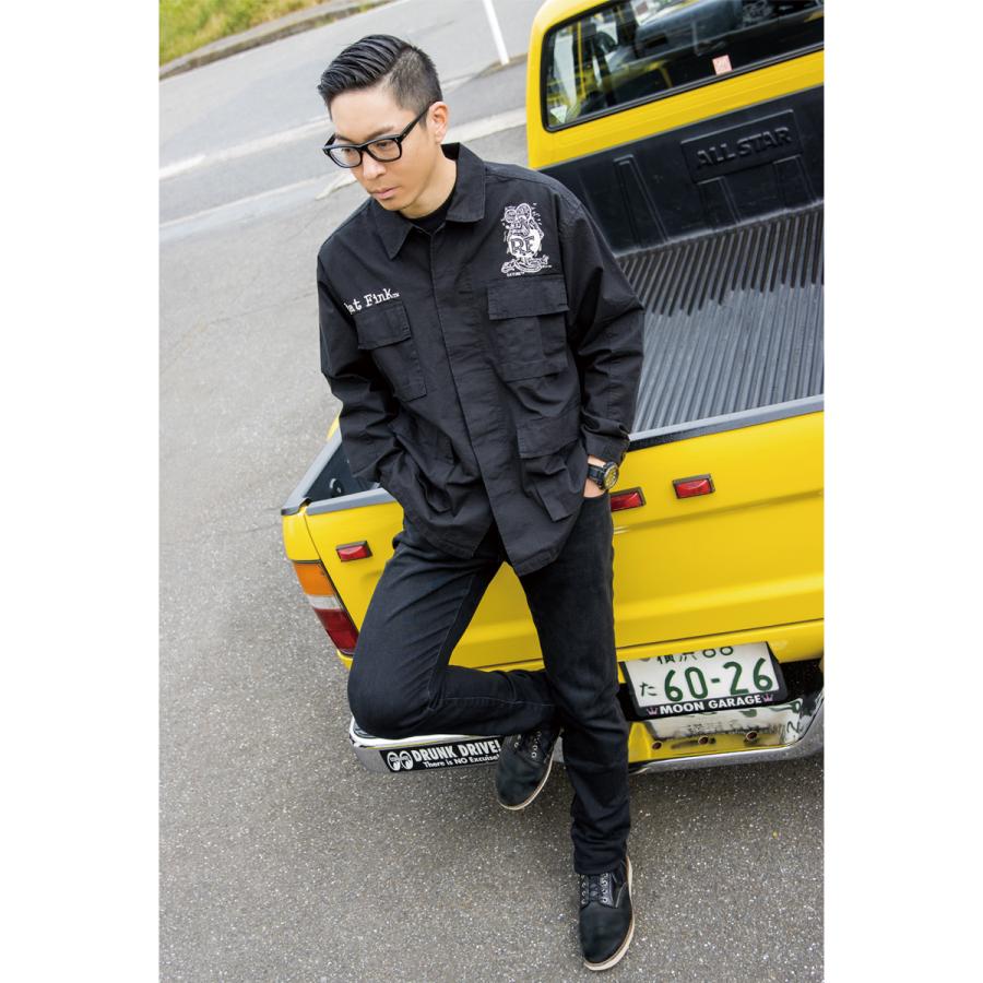 30 Off ムーンアイズ ラットフィンク Rat Fink Embroidery Bdu ジャケット Riwf015 Mooneyes 通販 Yahoo ショッピング