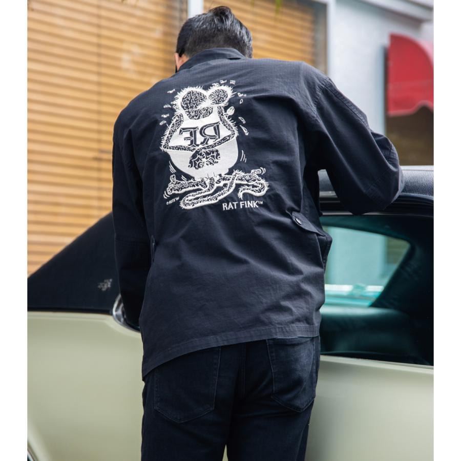 ムーンアイズ ラットフィンク Rat Fink Embroidery u ジャケット Riwf015 Mooneyes 通販 Yahoo ショッピング