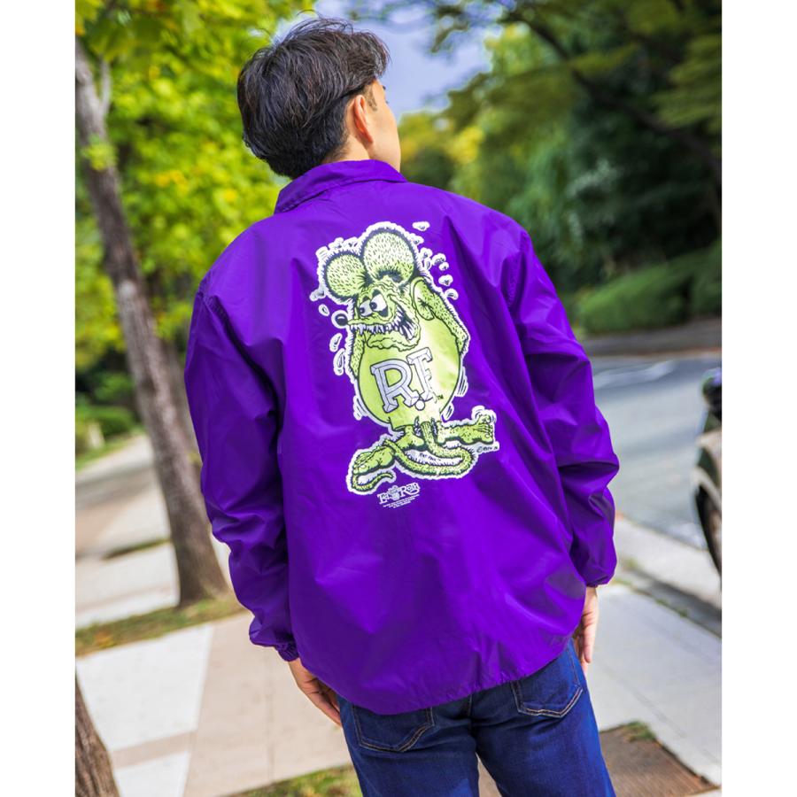 MOONEYES XXLサイズ ラットフィンク Rat Fink コーチ ジャケット