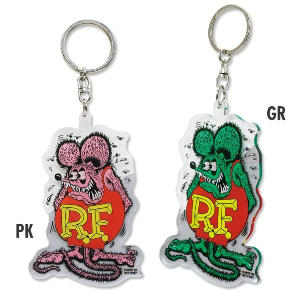 Rat Fink (ラット フィンク) クリア キーリング | RAT FINK