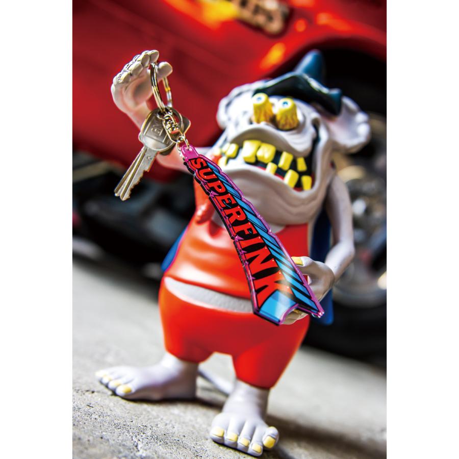 SUPERFINK アクリル キーリング | RAT FINK