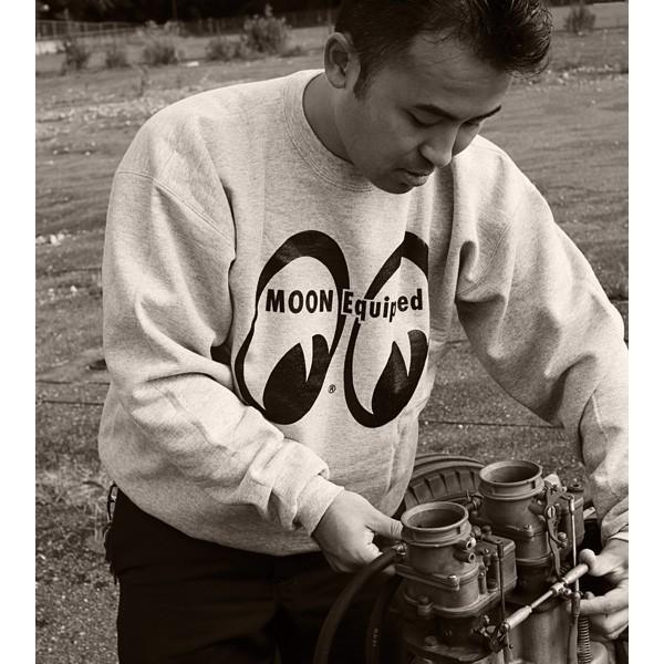 Lee ムーンアイズ　トレーナー Mサイズ グレー　ムーンアイズ　極上90年代 Lee ムーンアイズ トレーナー Mサイズ グレー ムーンアイズ 極上