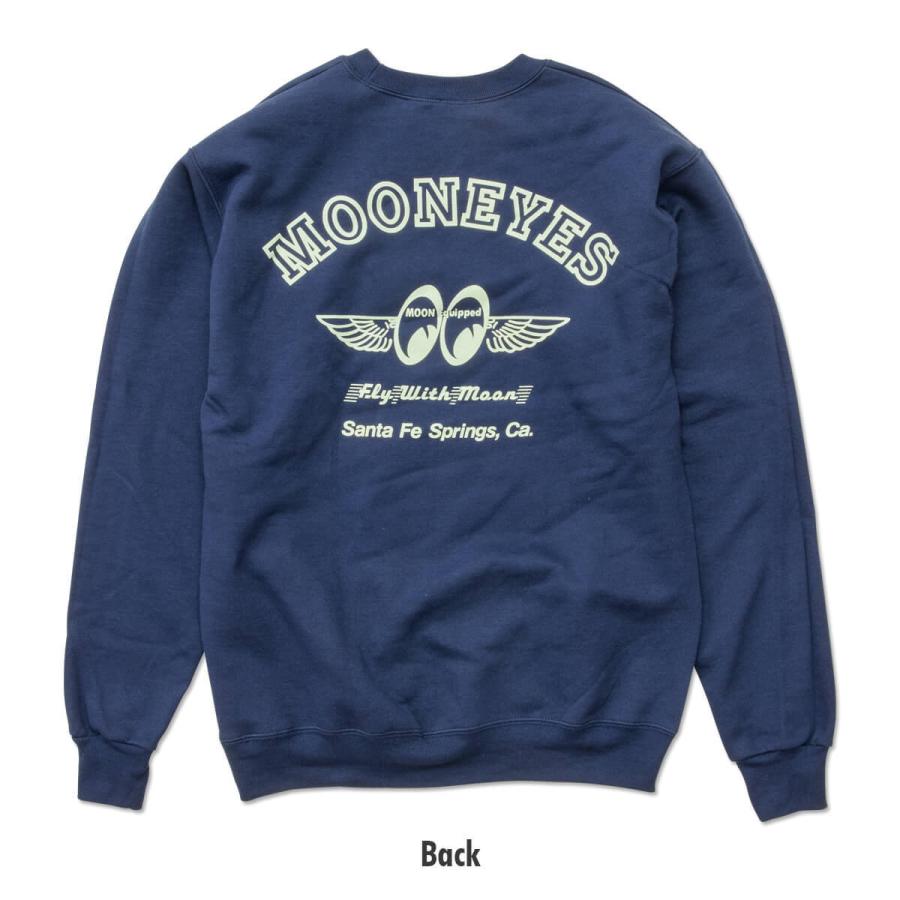 ムーンアイズ Fly with MOON スウェットシャツ|mooneyes|05
