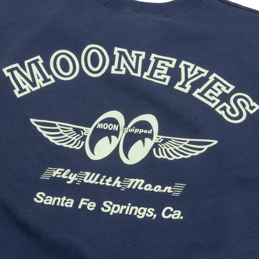 ムーンアイズ Fly with MOON スウェットシャツ|mooneyes|06
