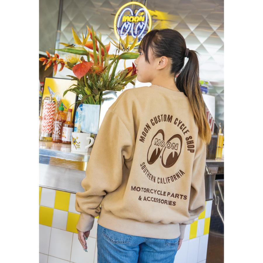 MOONEYES ムーンアイズ MCCS Embroidery フリース スウェットシャツ