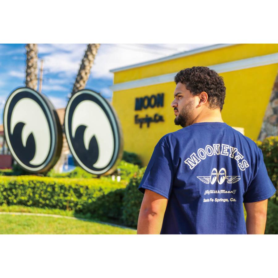 MOONEYES ムーンアイズ Fly with MOON Tシャツ : MOONEYES - 通販 