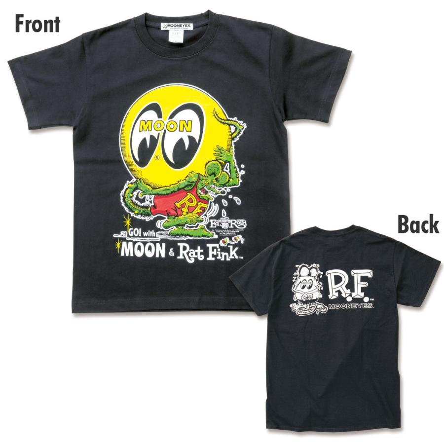 XXLサイズ Rat Fink x MOON (ラットx ムーン) Tシャツ