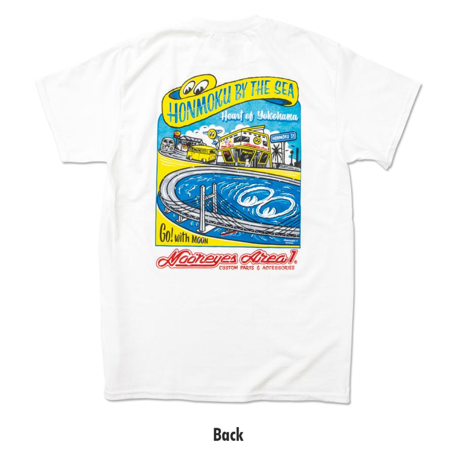 XXLサイズ ムーンアイズ Honmoku by the Sea Tシャツ MOONEYES XXLサイズ ムーンアイズ Honmoku by the Sea Tシャツ