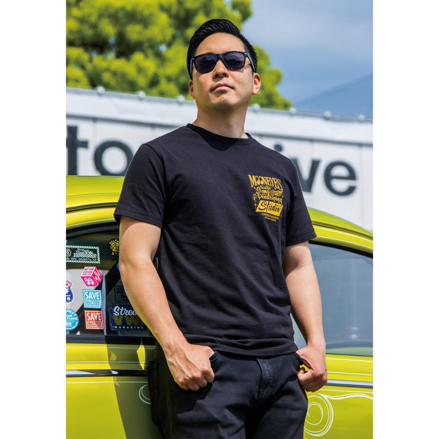 MOONEYES ムーンアイズ MOON Sign & Pinstriping Studio 26 Tシャツ