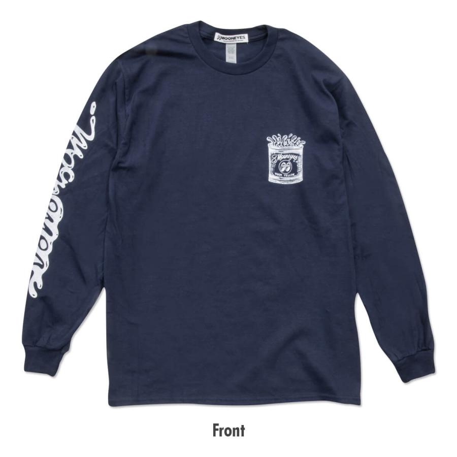 MOONEYES ムーンアイズ MOON ペイント カン ロング スリーブ Tシャツ