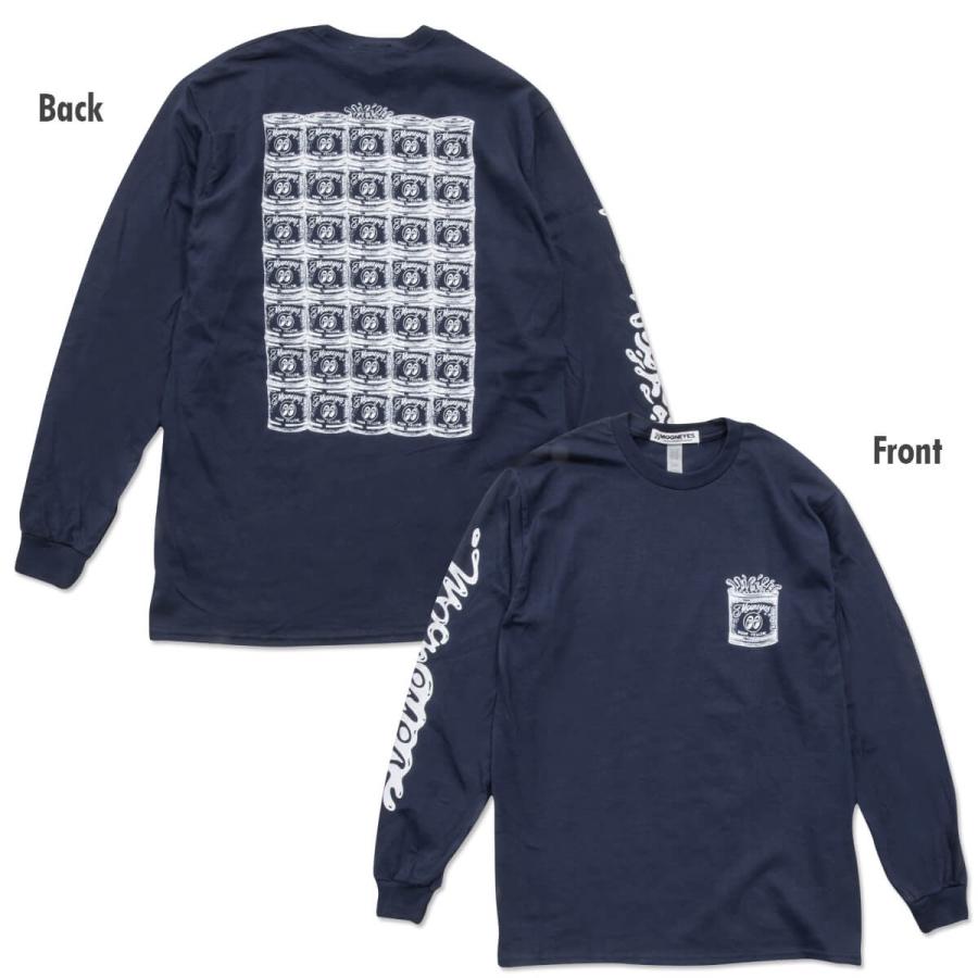 【MOONEYES】 ロンT 長袖 XLサイズ MOONEYES ムーンアイズ MOON ペイント カン ロング スリーブ Tシャツ