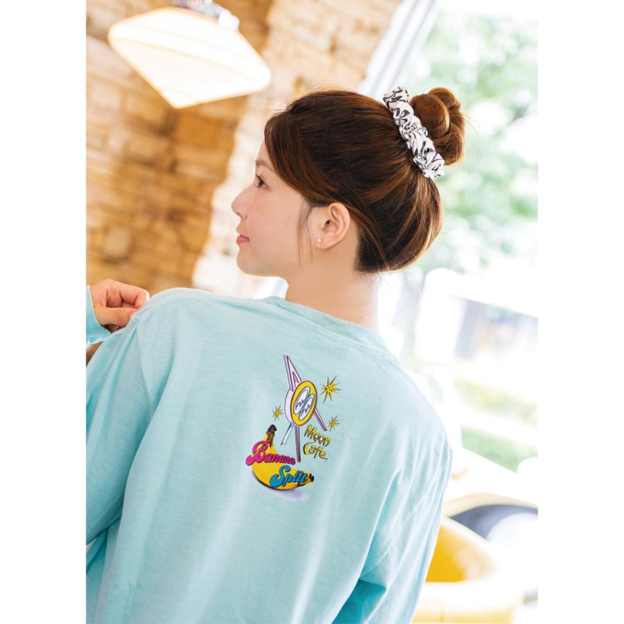 ムーンアイズ MOON Cafe バナナ スプリット ロング スリーブ Tシャツ | MOONEYES | 01