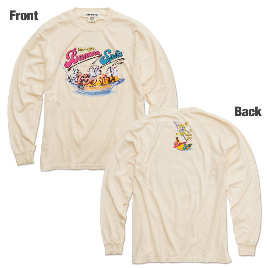 ムーンアイズ MOON Cafe バナナ スプリット ロング スリーブ Tシャツ | MOONEYES | 04