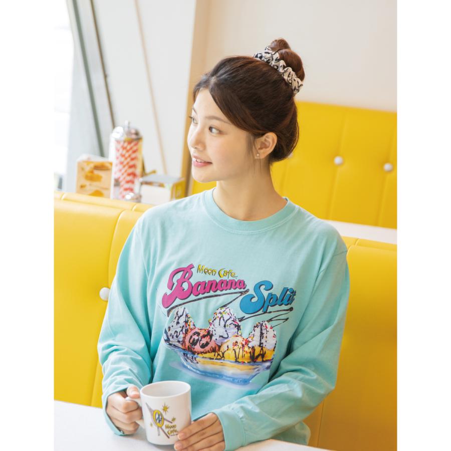 ムーンアイズ MOON Cafe バナナ スプリット ロング スリーブ Tシャツ | MOONEYES | 02