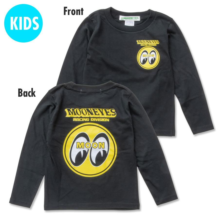 ムーンアイズ キッズ & レディース Racing Division ロングスリーブ Tシャツ | MOONEYES | 01