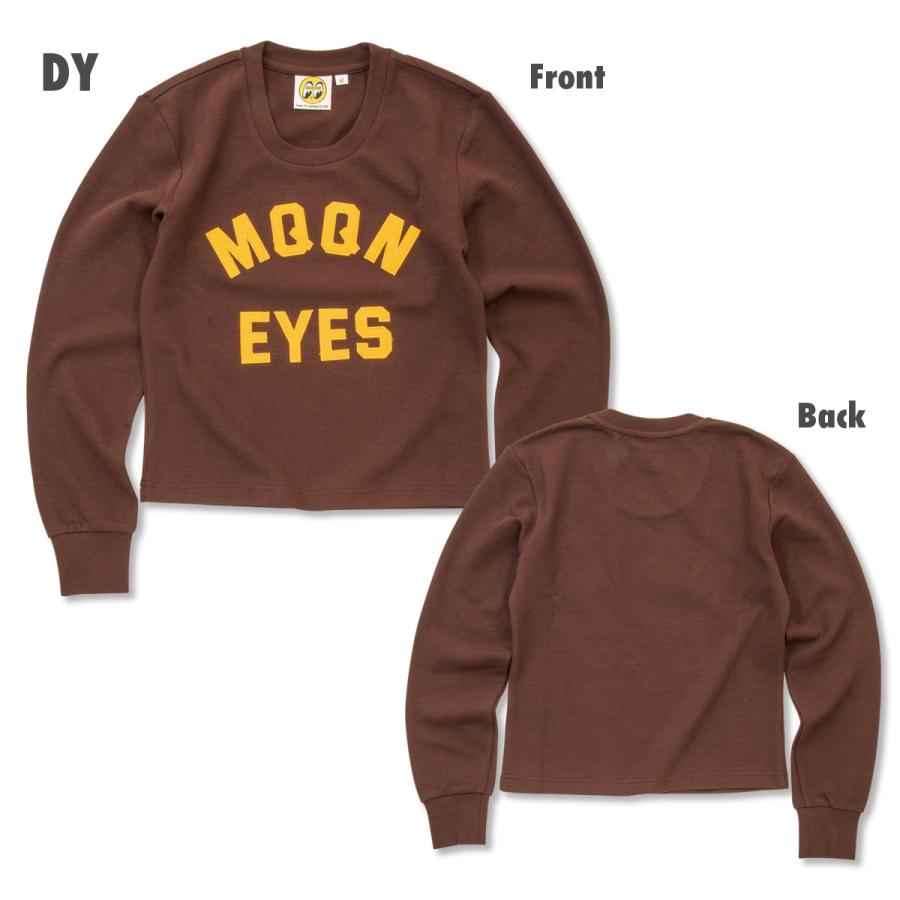 MOONEYES レディース ムーンアイズ リブ ロング スリーブ Tシャツ