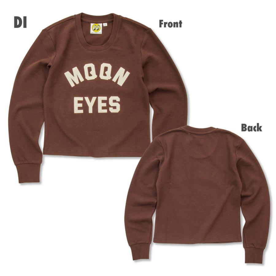MOONEYES レディース ムーンアイズ リブ ロング スリーブ Tシャツ