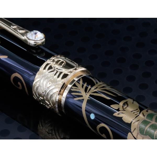 月星蒔絵万年筆【鶴亀】 : Moon 漆箔工房 - 通販 - Yahoo!ショッピング
