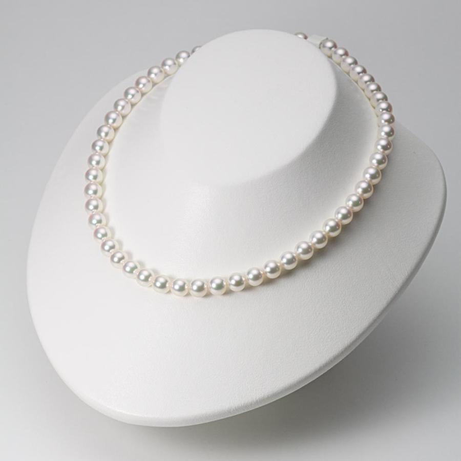 週末価格♡ホワイトピンク×silver製 本真珠ネックレス ムーンレーベル 公式] パール ネックレス レディース あこや真珠