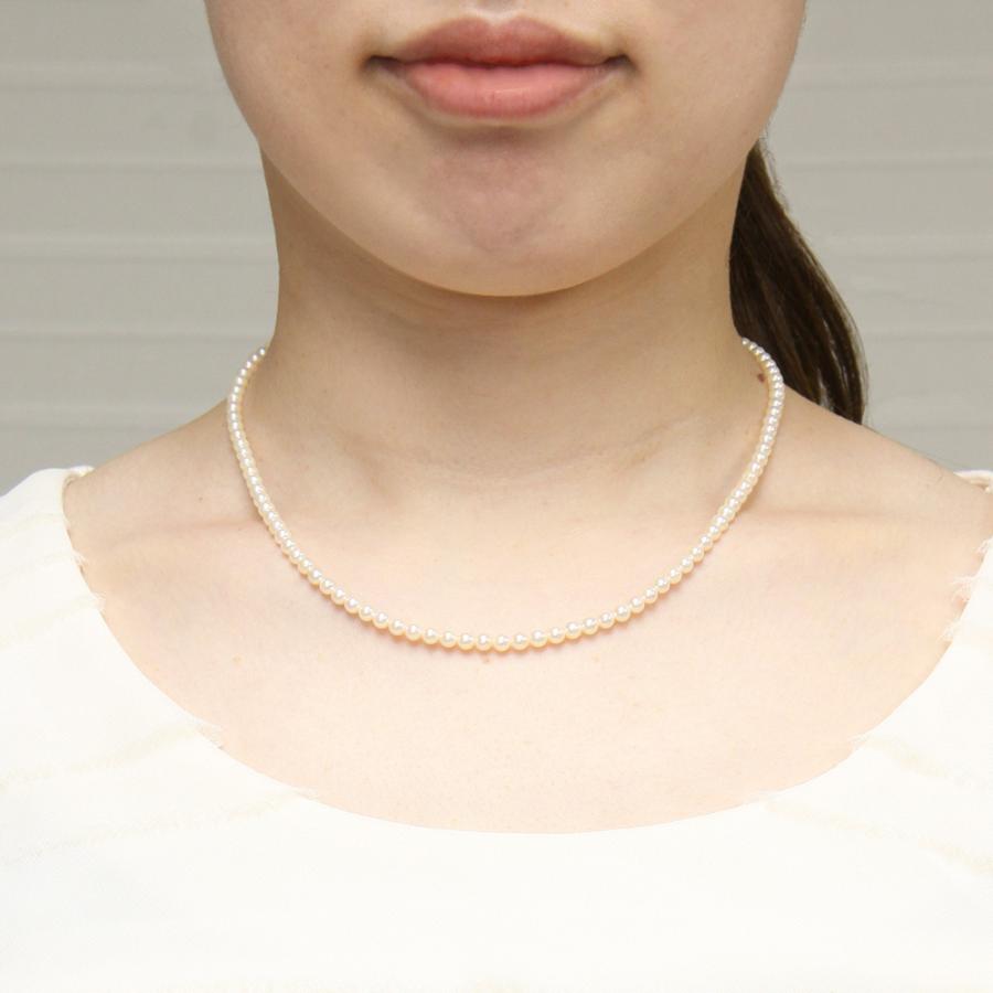 ムーンレーベル 公式] ベビーパール ネックレス レディース あこや真珠