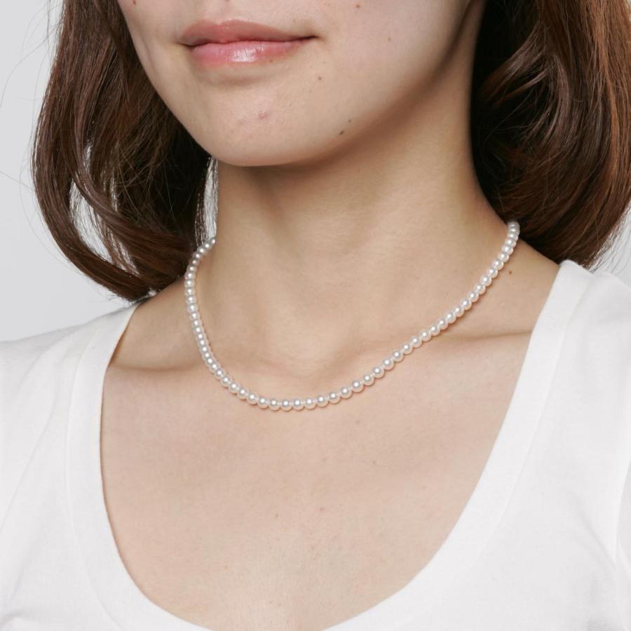 [ムーンレーベル 公式] ベビーパール ネックレス レディース あこや真珠 4.5mm ベビーパール アコヤ 真珠 パール ネックレス CA00045R13WPG00000の画像