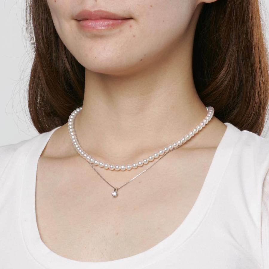 [ムーンレーベル 公式] ベビーパール ネックレス レディース あこや真珠 5.0mm ベビーパール アコヤ 真珠 パール ネックレス CA00050R32CW000000の画像