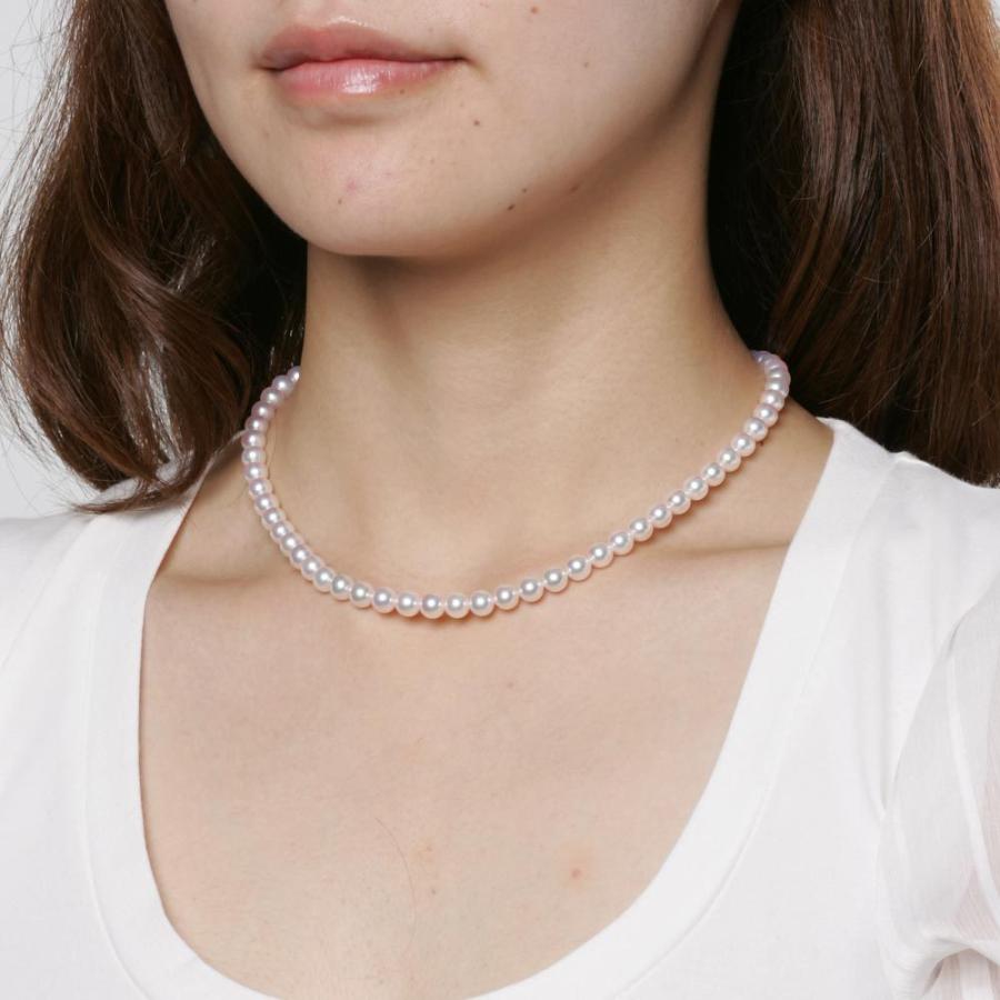 [ムーンレーベル 公式] パール ネックレス レディース あこや真珠 6.0mm アコヤ 真珠 パール ネックレス CA00060R21WPG00000_3
