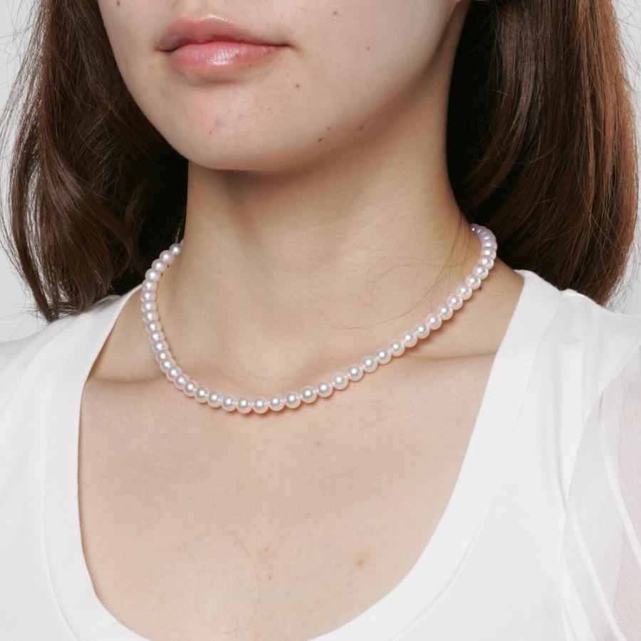 [ムーンレーベル 公式] パール ネックレス レディース あこや真珠 6.0mm アコヤ 真珠 パール ネックレス CA00060R22WPG00000の画像