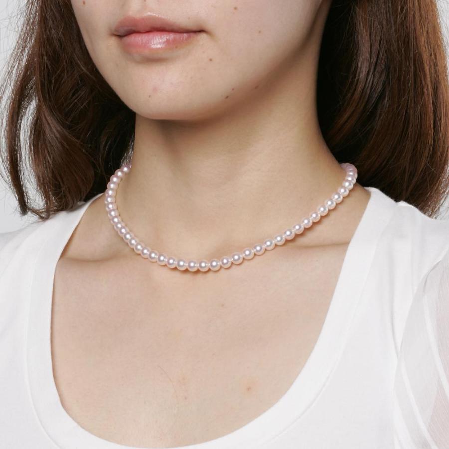 [ムーンレーベル 公式] パール ネックレス レディース あこや真珠 6.0mm アコヤ 真珠 パール ネックレス CA00060R22WPN00000の画像