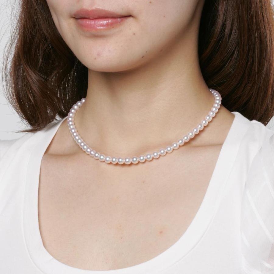 [ムーンレーベル 公式] パール ネックレス レディース あこや真珠 6.0mm アコヤ 真珠 パール ネックレス CA00060R31WPG00000の画像
