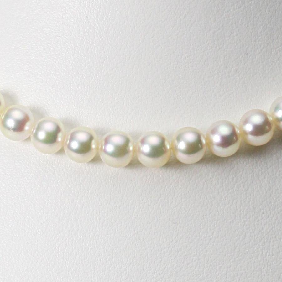 パール ネックレス レディース あこや真珠 7.5mm アコヤ 真珠 パール ネックレス CA00075B12CW000000