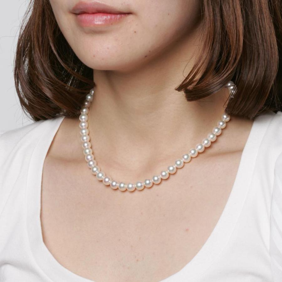 ⭐️完成品⭐️ パール ネックレス レディース あこや真珠 7.5mm アコヤ 真珠 パール ネックレス CA00075B12CW000000 【2975516398】(106480円)