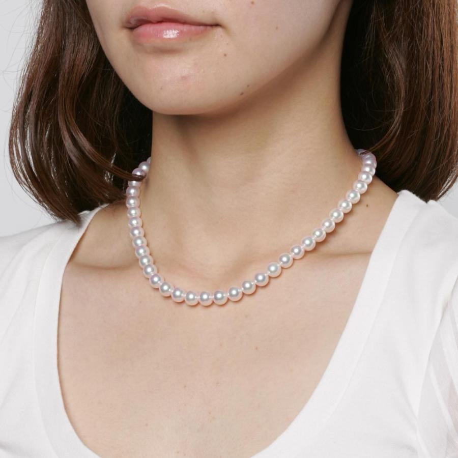 ムーンレーベル 公式] パール ネックレス レディース あこや真珠 7.5mm 