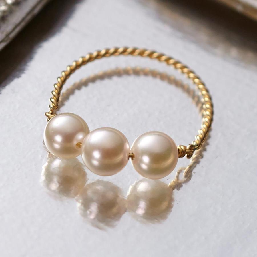 K18 パール　真珠　２つセット 本真珠ネックレス PLUSTER K18 パール ネックレス 宇和島産