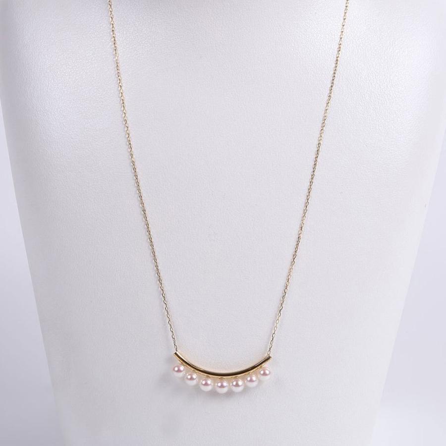 ムーンレーベル 公式] ベビーパール ネックレス Link ペンダント K18