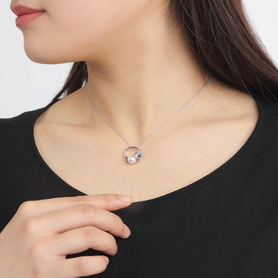 ハローキティ [ムーンレーベル 公式] ネックレス Hello Kitty Bloom