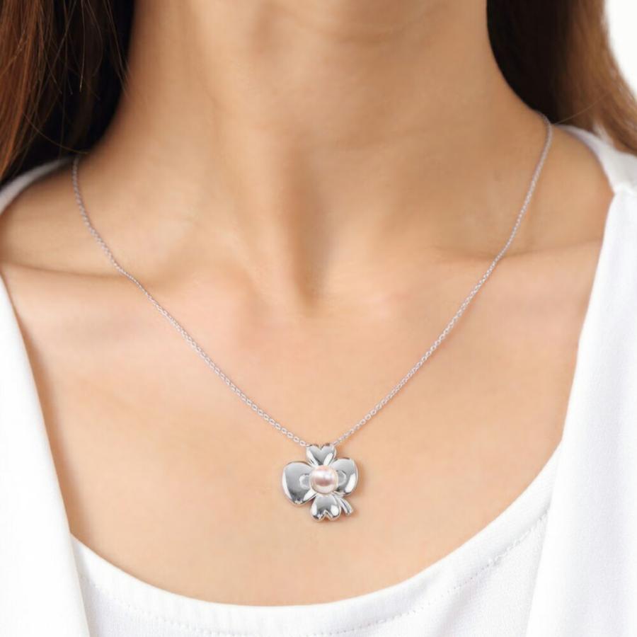 ハローキティ [ムーンレーベル 公式] ネックレス Hello Kitty Clover