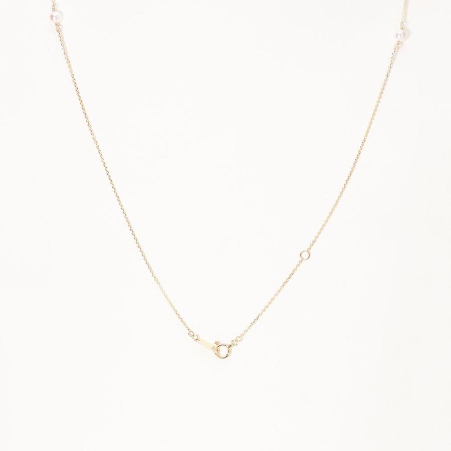[ムーンレーベル 公式] 真珠母貝 ネックレス Lei マザーオブパール ペンダント K10 レディース DES0411LEI-MOP0000の画像