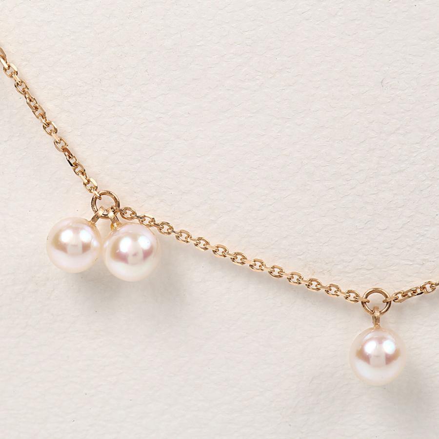 [ムーンレーベル 公式] パール ネックレス Cherry パール ペンダント K18PG レディース 18金 DES04PGCHE-AZU0000の画像