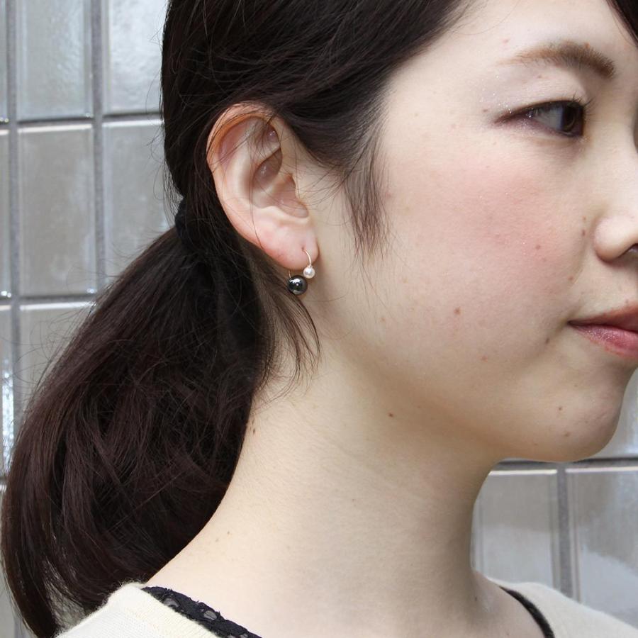 Gemini [ムーンレーベル 公式] ピアス キャッチ オニキス ピアス