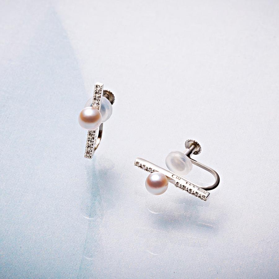 ムーンレーベル 公式] パール イヤリング 真珠 Classy パール