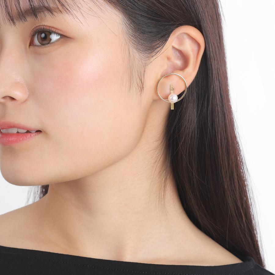 [ムーンレーベル 公式] パール イヤリング Queen パール イヤリング K18 レディース 18金 DES0502QUEEN00000Eの画像