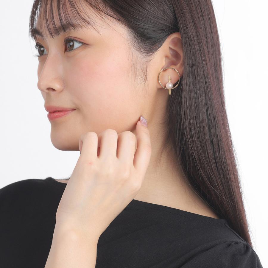 [ムーンレーベル 公式] パール イヤリング Queen パール イヤリング K18 レディース 18金 DES0502QUEEN00000Eの画像