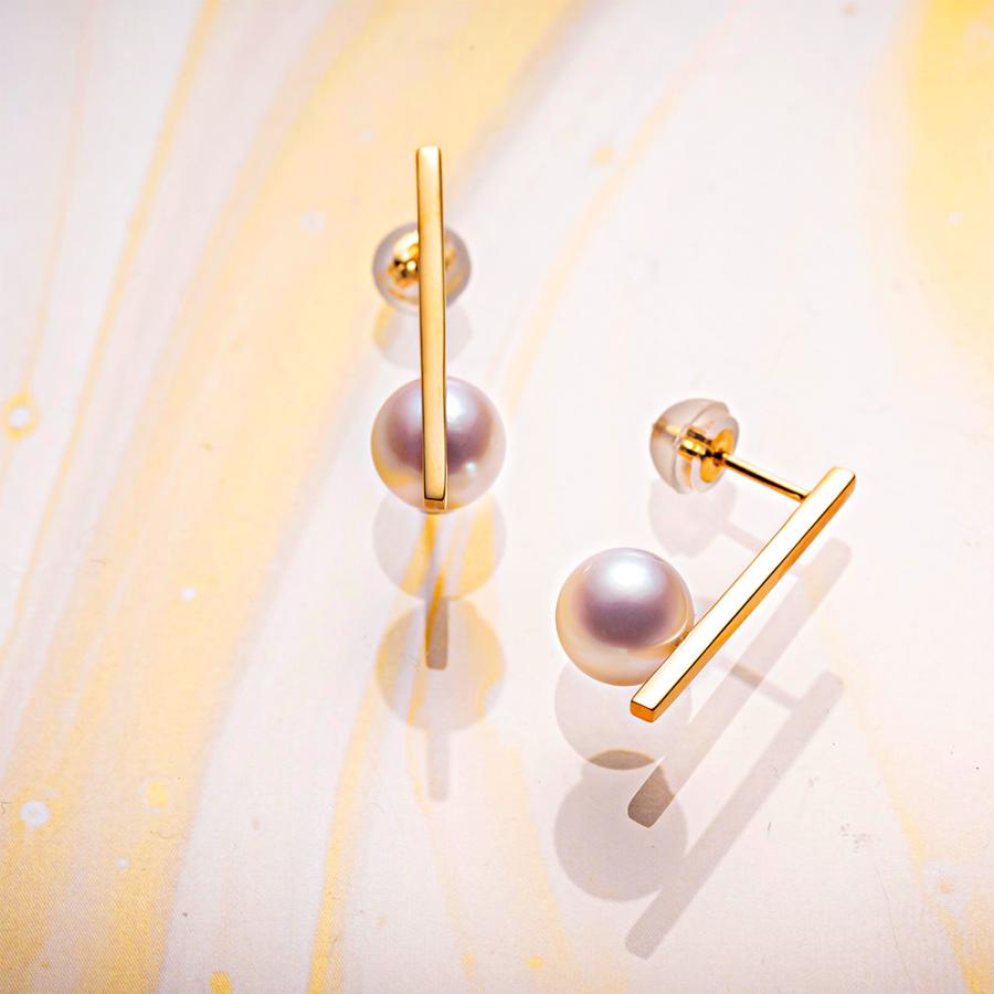 ムーンレーベル 公式] パール ピアス Sophia パールピアス K18