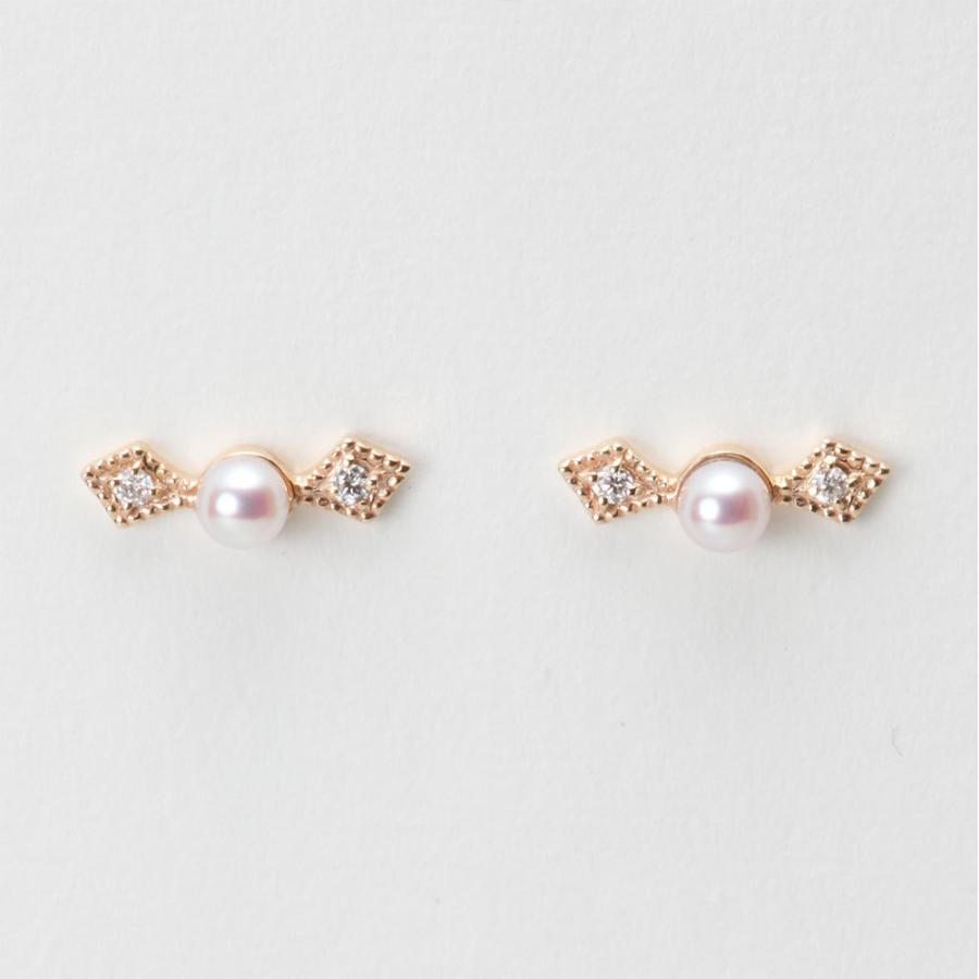 [ムーンレーベル 公式] ベビーパール ピアス Angel パール ピアス K10 レディース DES0511ANGEL000000