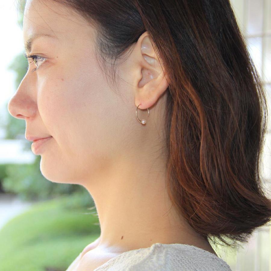 k10 フープ　ムーンフープ　ピアス LOYTO STORE｜【NINA&JULES(ニナ・エ・ジュール)】プランプ